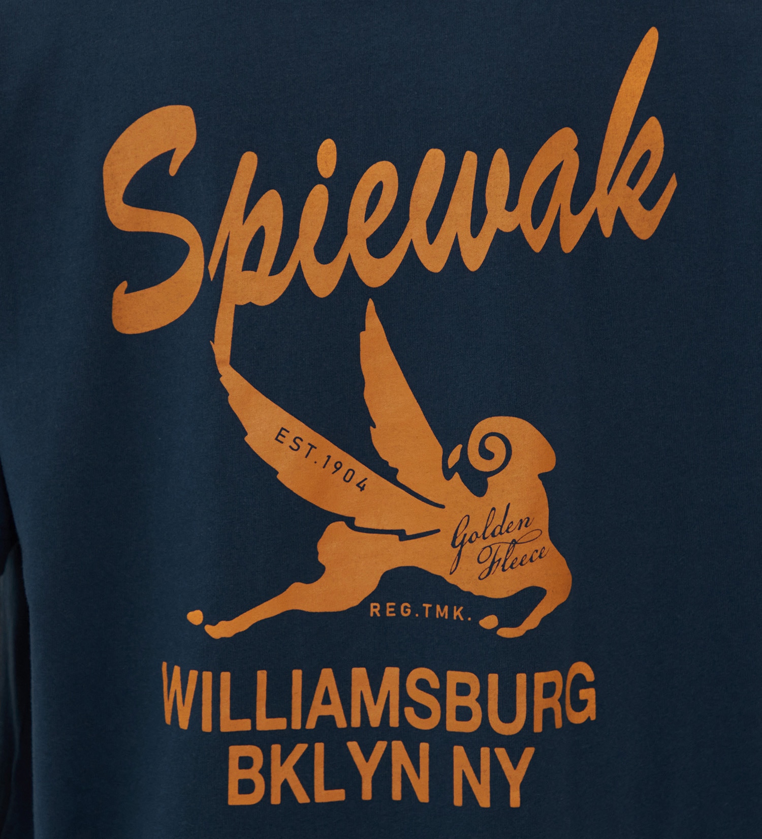 SPIEWAK(スピワック)のグラフィックTシャツ BKLYN NY 半袖|トップス/Tシャツ/カットソー/メンズ|ネイビー