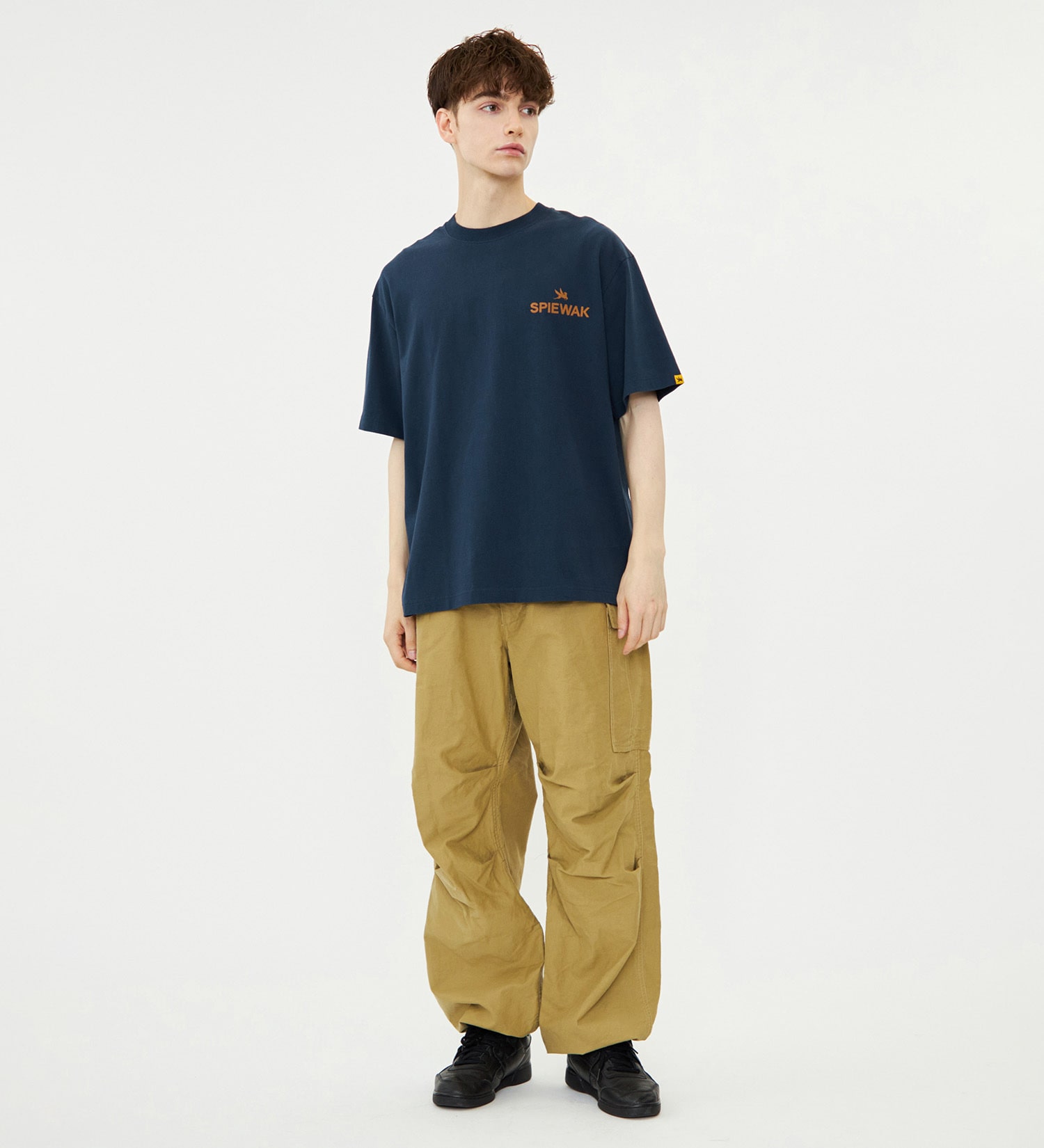 SPIEWAK(スピワック)のグラフィックTシャツ BKLYN NY 半袖|トップス/Tシャツ/カットソー/メンズ|ネイビー