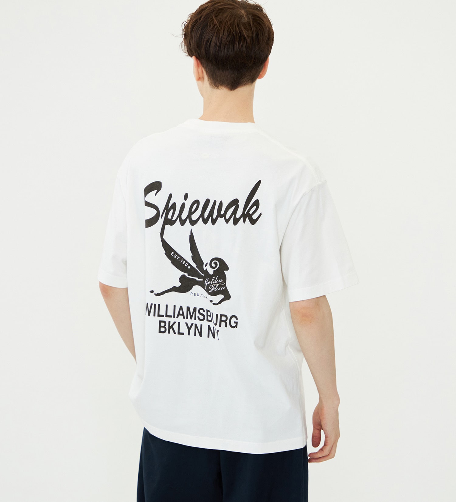 SPIEWAK(スピワック)のグラフィックTシャツ BKLYN NY 半袖|トップス/Tシャツ/カットソー/メンズ|ホワイト
