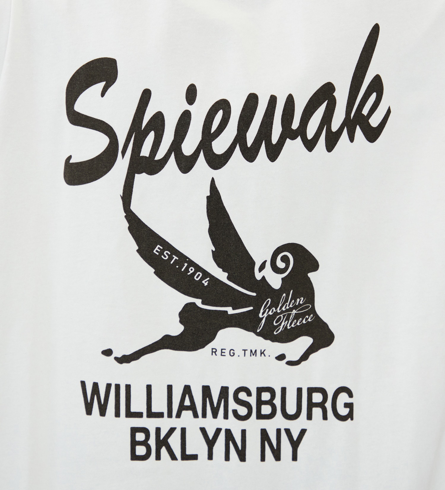 SPIEWAK(スピワック)のグラフィックTシャツ BKLYN NY 半袖|トップス/Tシャツ/カットソー/メンズ|ホワイト