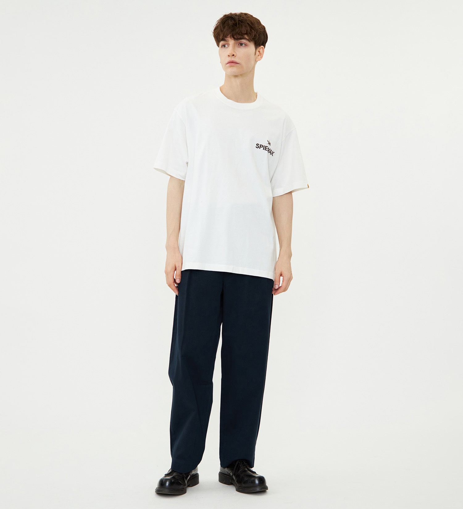 SPIEWAK(スピワック)のグラフィックTシャツ BKLYN NY 半袖|トップス/Tシャツ/カットソー/メンズ|ホワイト