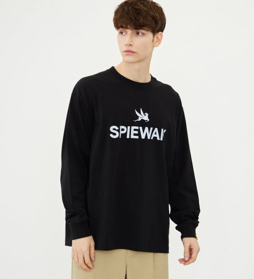 SPIEWAK(スピワック)のグラフィックTシャツ アイコンロゴ 長袖|トップス/Tシャツ/カットソー/メンズ|ブラック