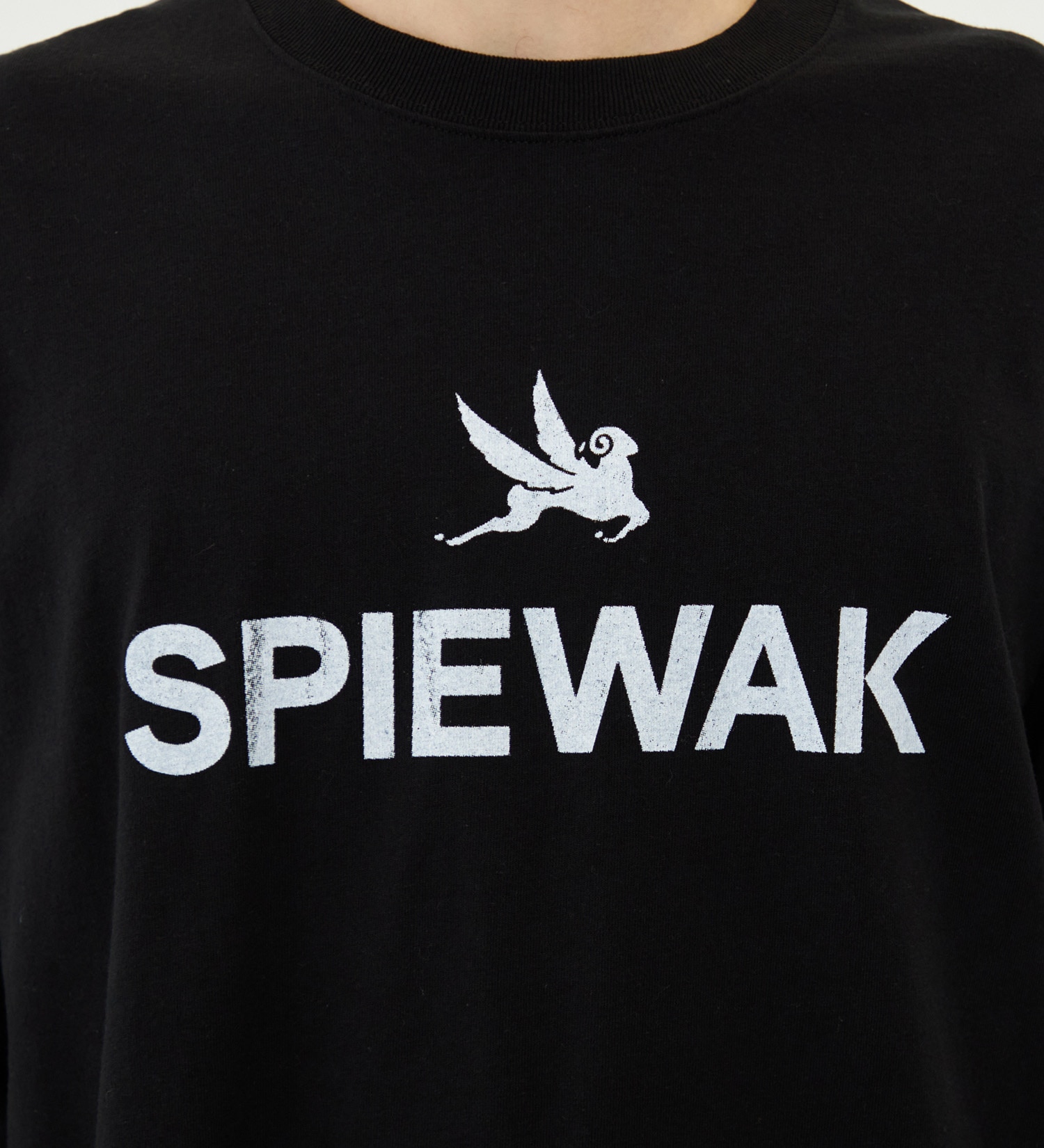 SPIEWAK(スピワック)のグラフィックTシャツ アイコンロゴ 長袖|トップス/Tシャツ/カットソー/メンズ|ブラック
