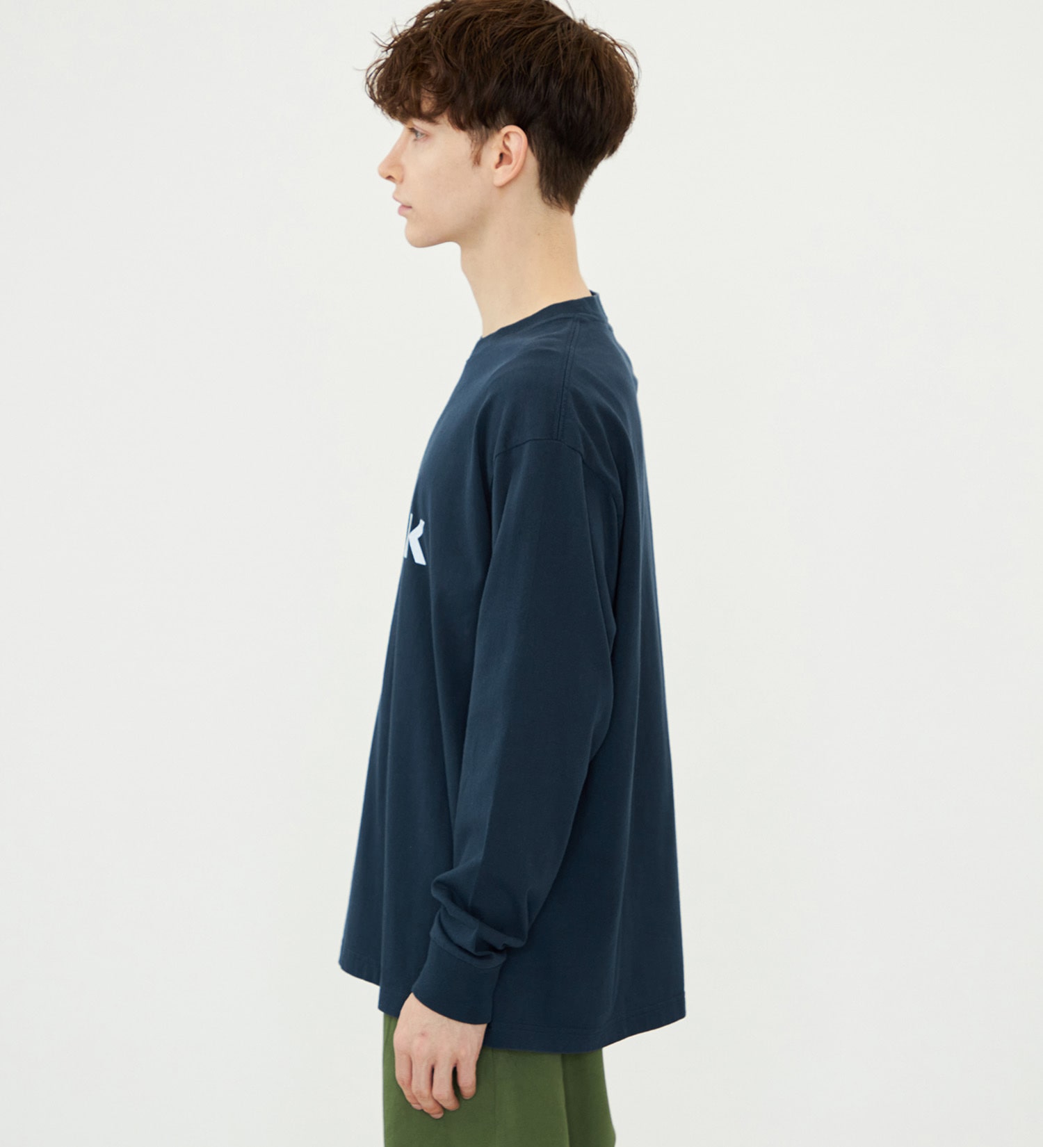 SPIEWAK(スピワック)のグラフィックTシャツ アイコンロゴ 長袖|トップス/Tシャツ/カットソー/メンズ|ネイビー