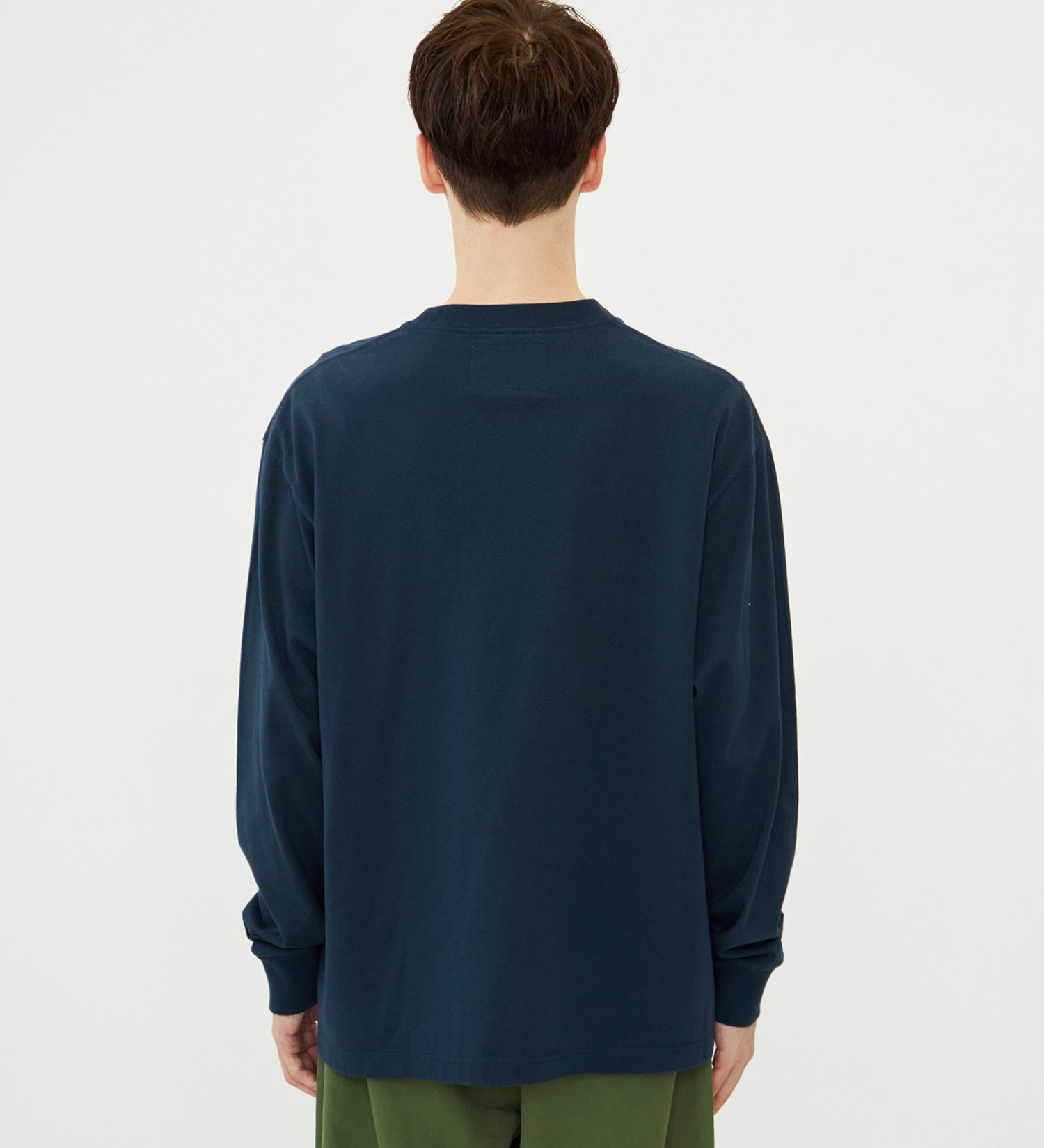 SPIEWAK(スピワック)のグラフィックTシャツ アイコンロゴ 長袖|トップス/Tシャツ/カットソー/メンズ|ネイビー