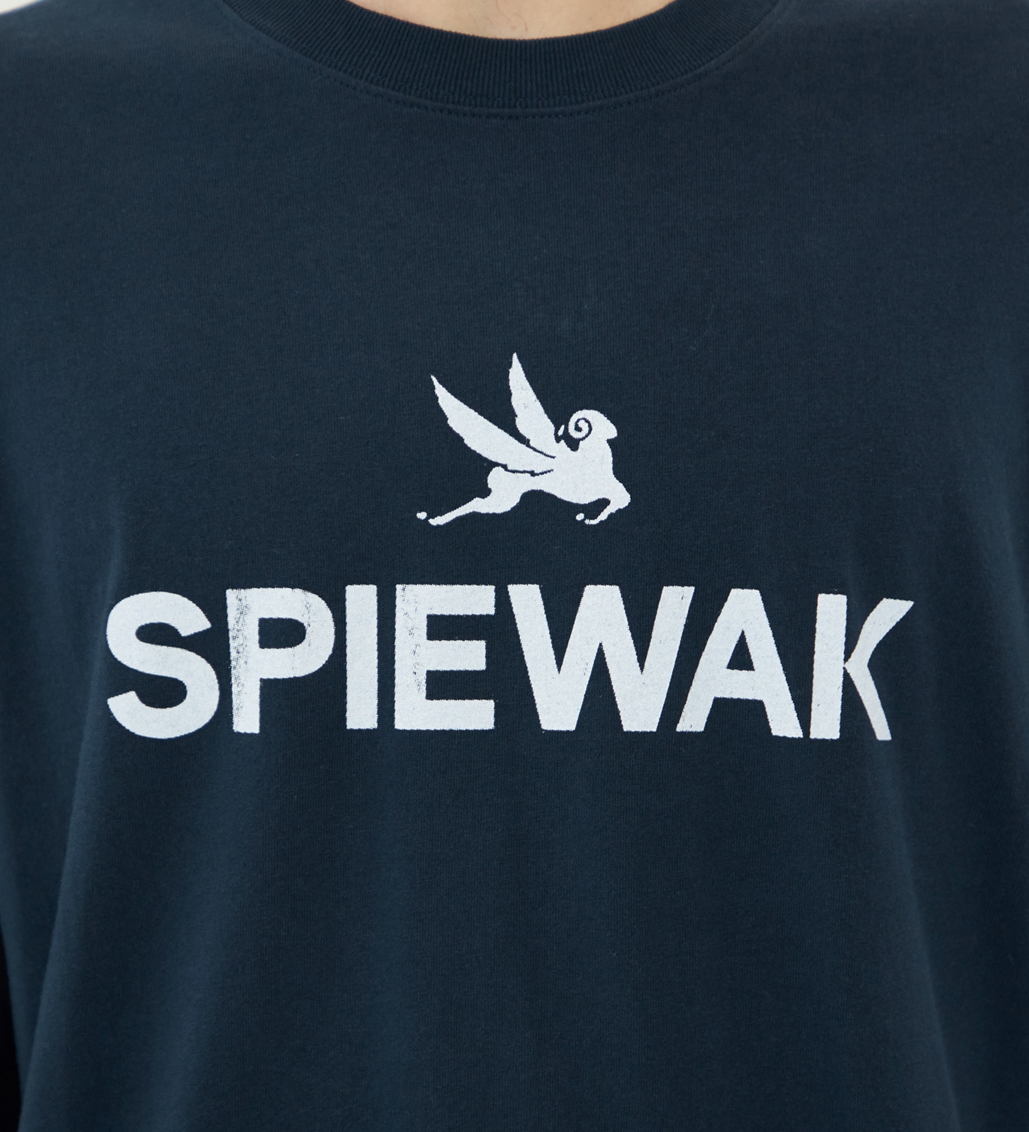 SPIEWAK(スピワック)のグラフィックTシャツ アイコンロゴ 長袖|トップス/Tシャツ/カットソー/メンズ|ネイビー