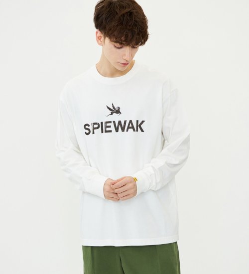 SPIEWAK(スピワック)のグラフィックTシャツ アイコンロゴ 長袖|トップス/Tシャツ/カットソー/メンズ|ホワイト