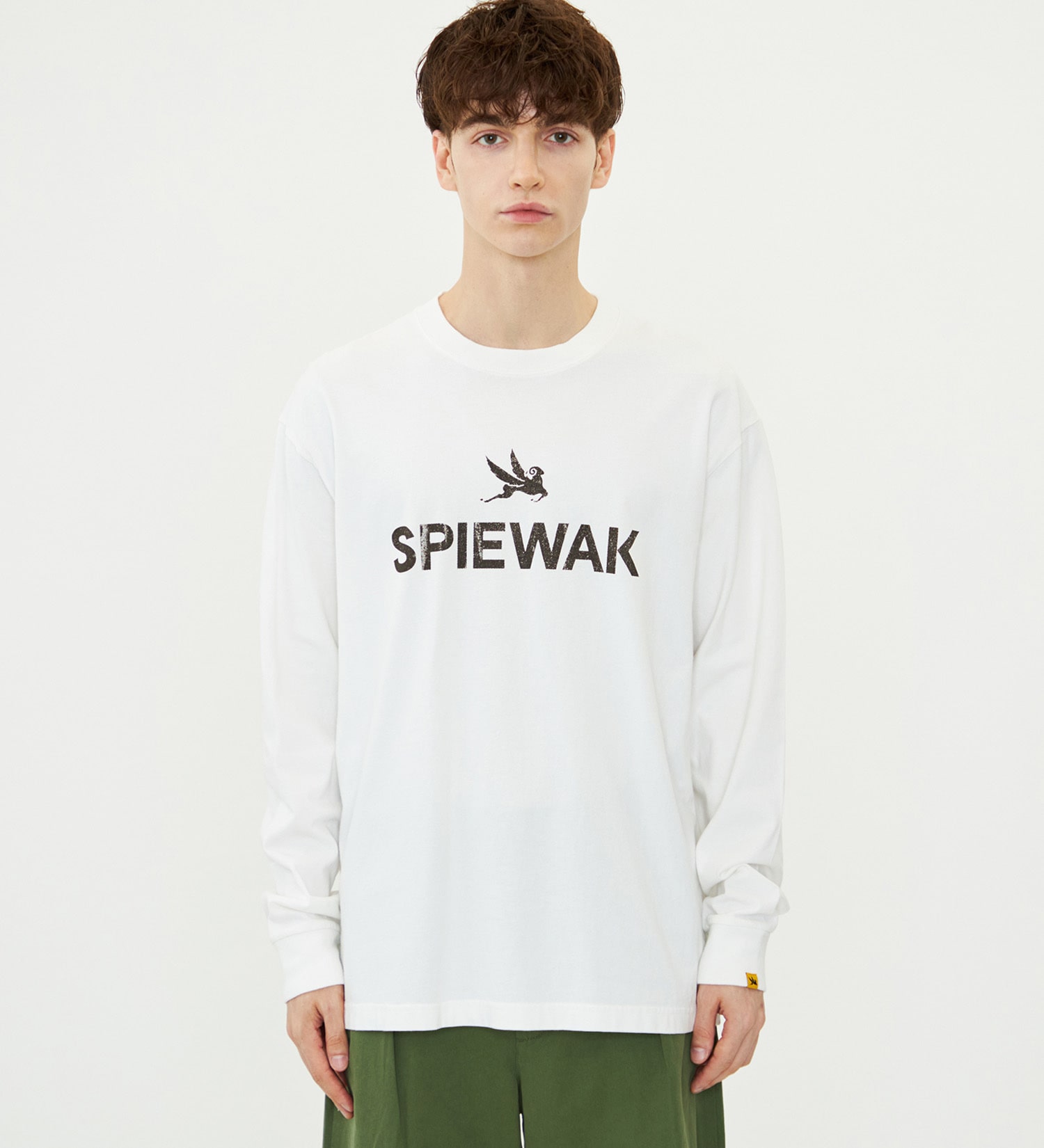 SPIEWAK(スピワック)のグラフィックTシャツ アイコンロゴ 長袖|トップス/Tシャツ/カットソー/メンズ|ホワイト