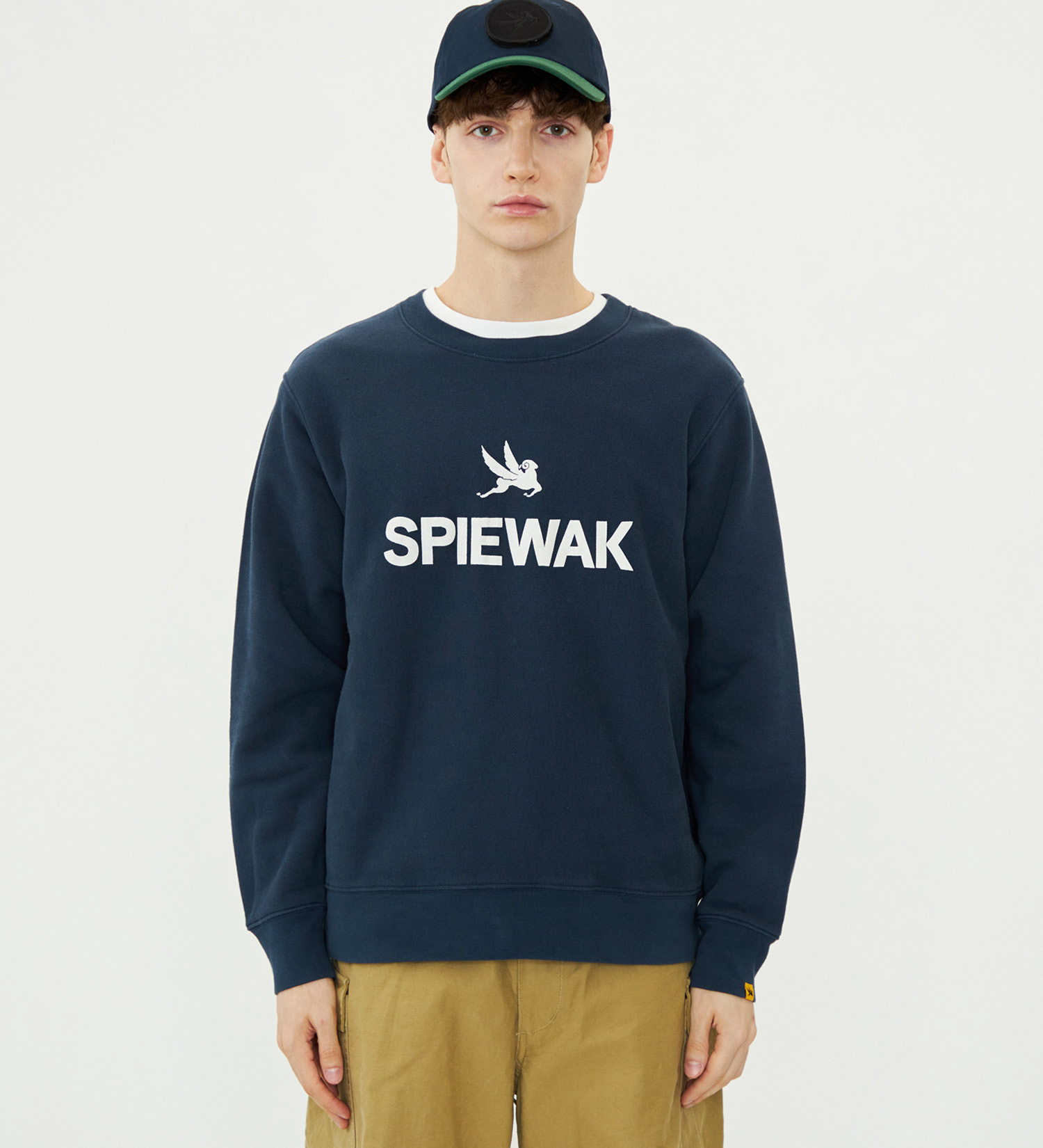 SPIEWAK(スピワック)のクルーネックスウェット|トップス/スウェット/メンズ|ネイビー