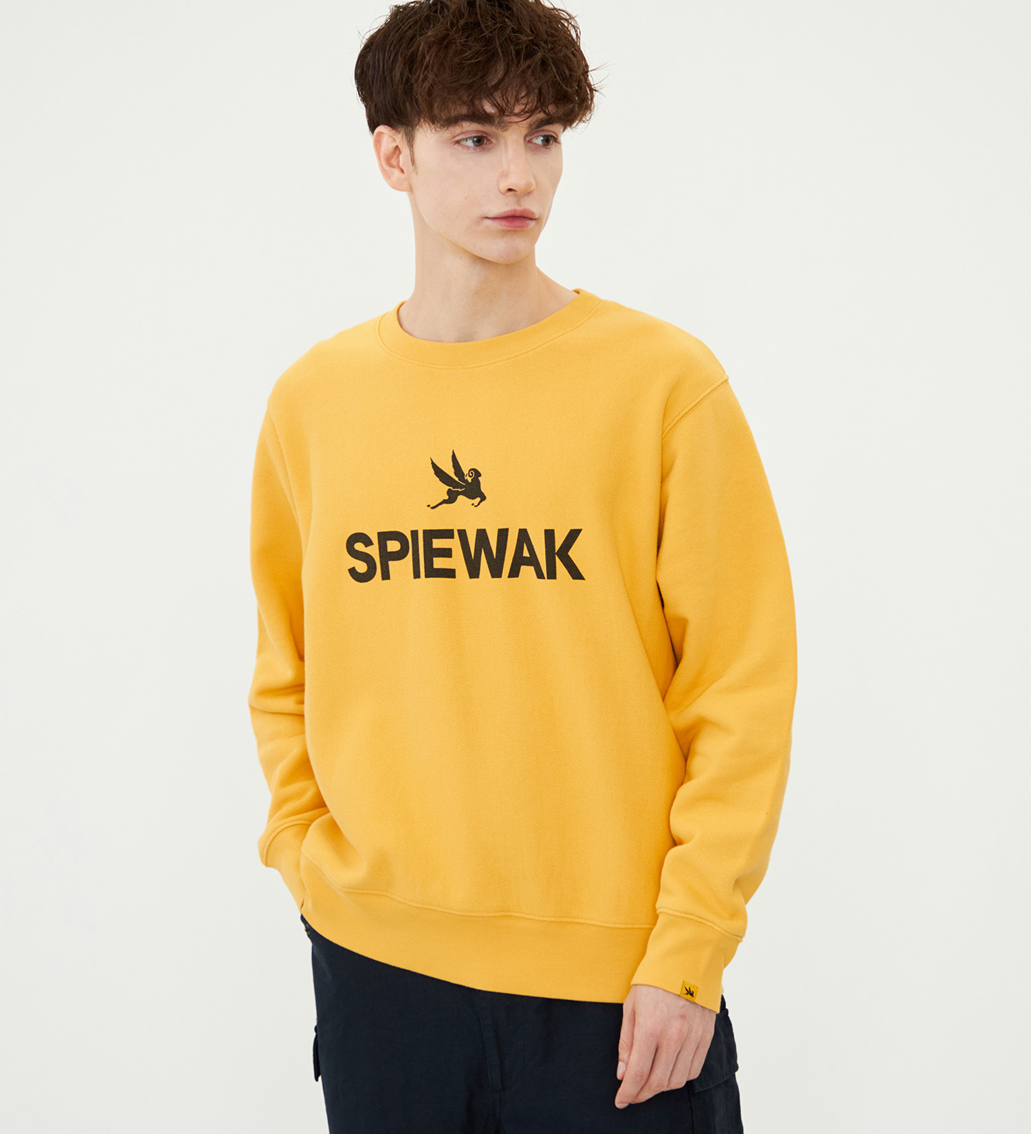 SPIEWAK(スピワック)のクルーネックスウェット|トップス/スウェット/メンズ|イエロー