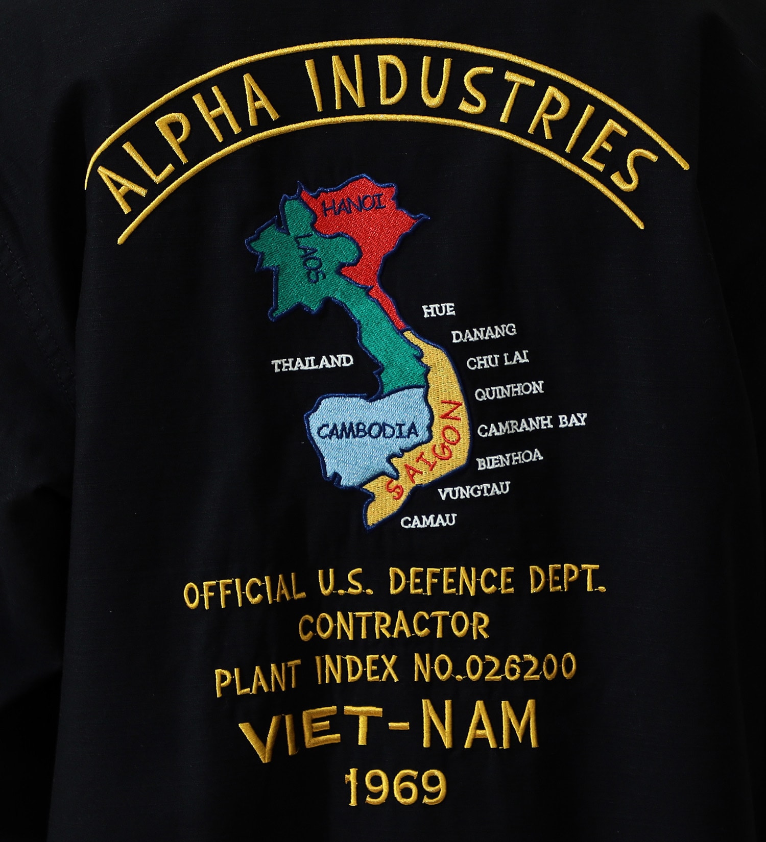 ALPHA(アルファ)の【GW SALE】ユーティリティシャツ/ベトジャン刺繍 長袖（VIETNAM）|トップス/シャツ/ブラウス/メンズ|ブラック