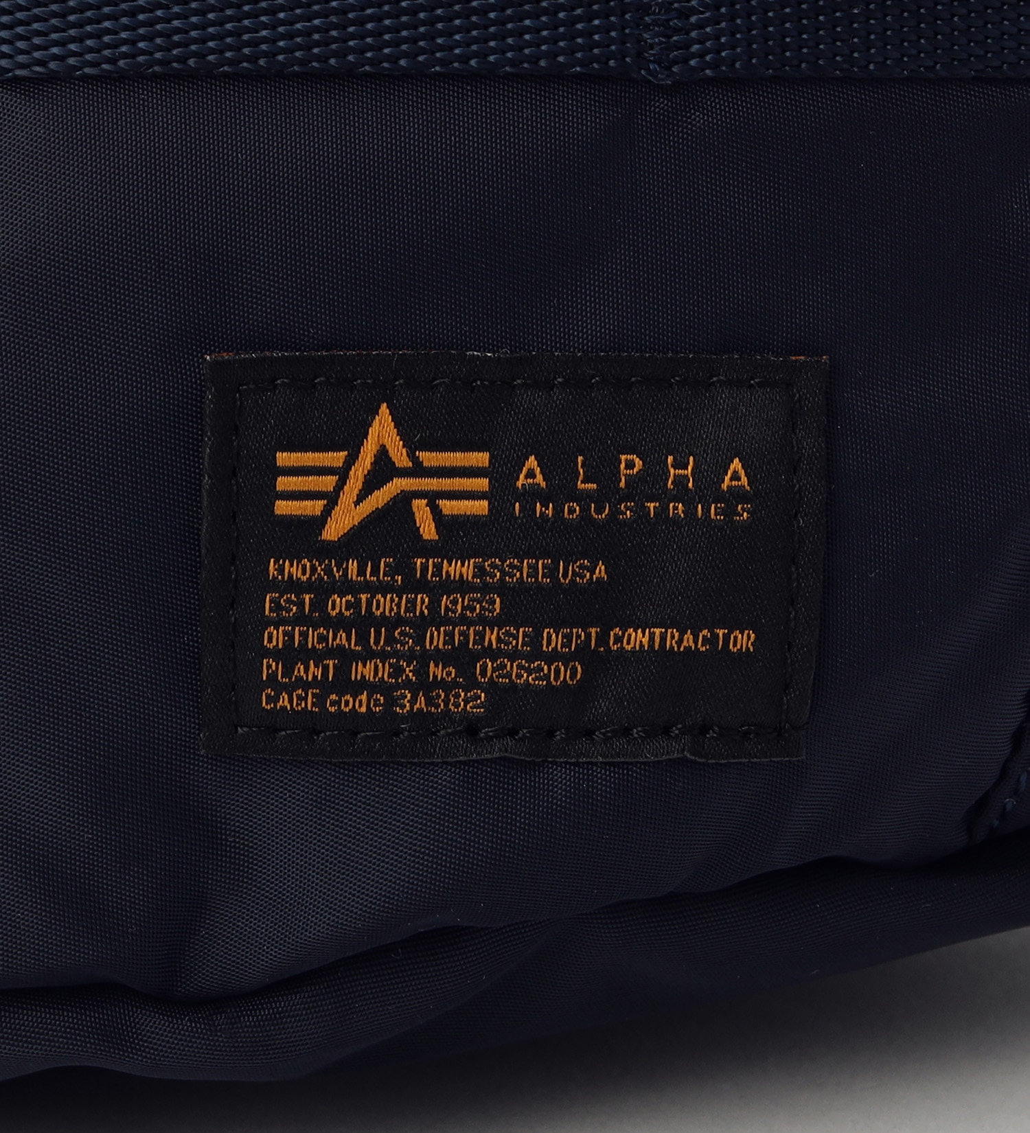 ALPHA(アルファ)のナイロンコーデュラツイル ウエストバッグ|バッグ/ボディバッグ/ウェストポーチ/メンズ|ネイビー