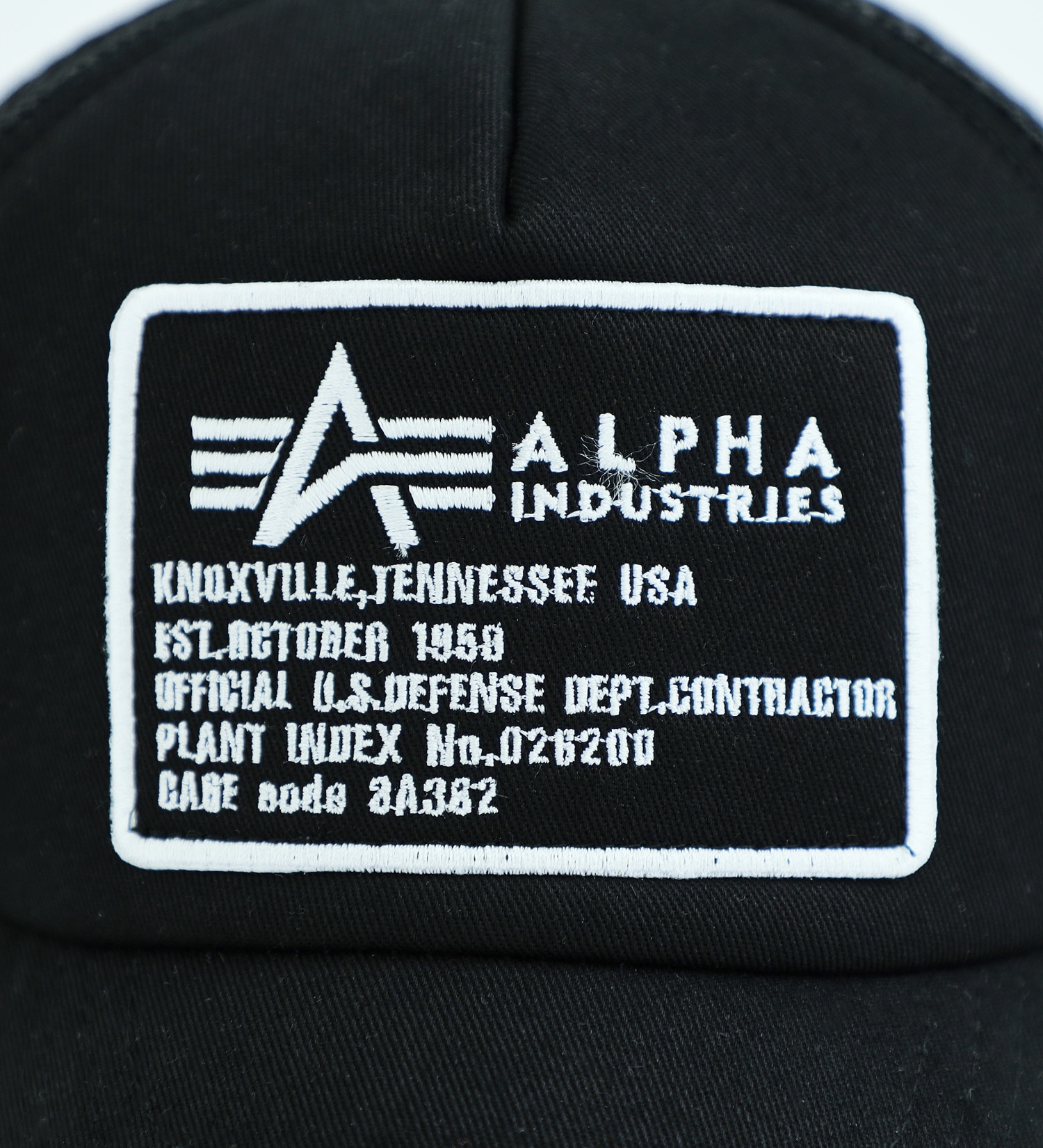 ALPHA(アルファ)のツイルメッシュキャップ|帽子/キャップ/メンズ|ブラック