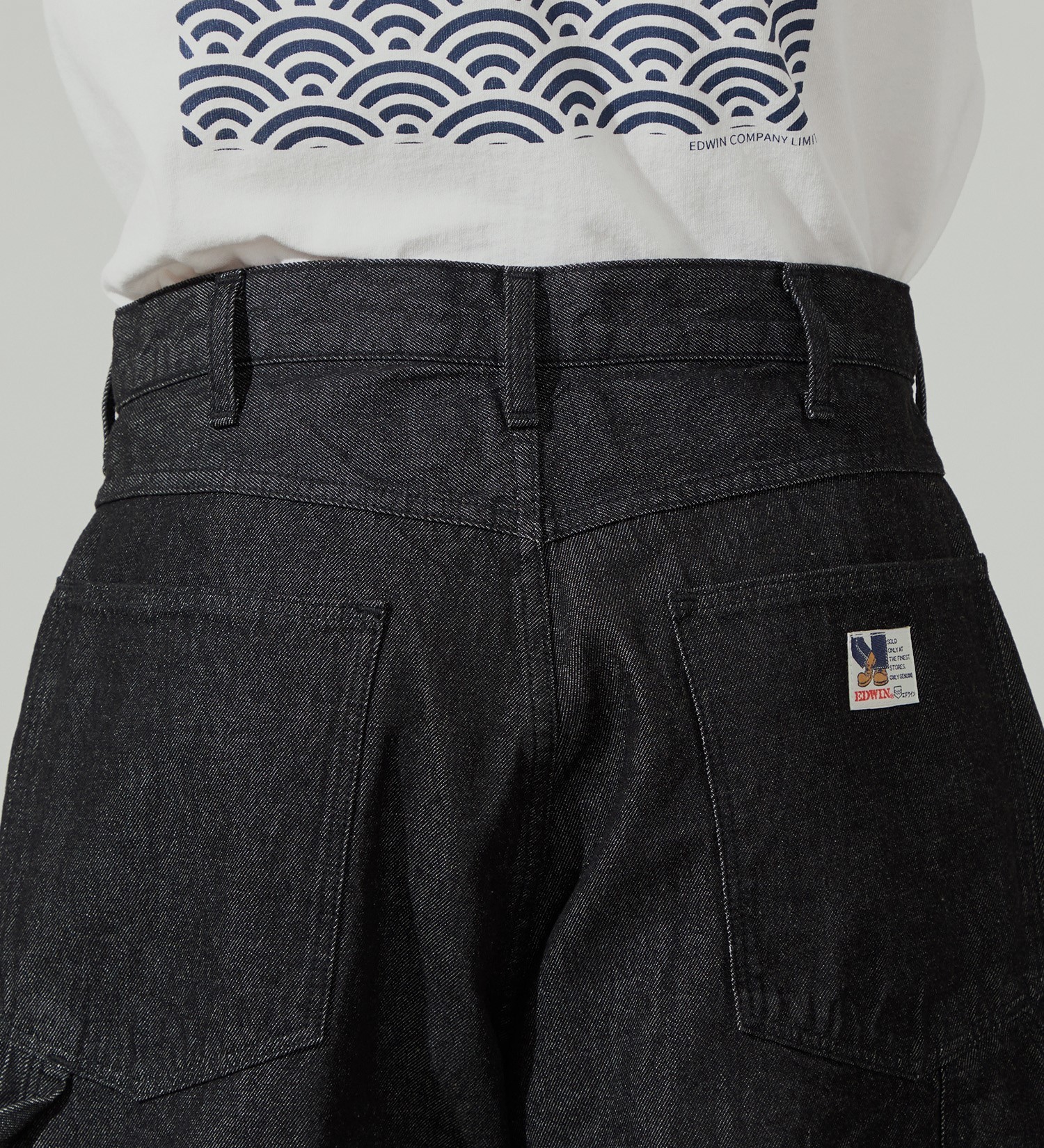 EDWIN(エドウイン)の【SALE】【WEB限定】STEPMARK ルーズペインターパンツ|パンツ/パンツ/メンズ|ブラックデニム