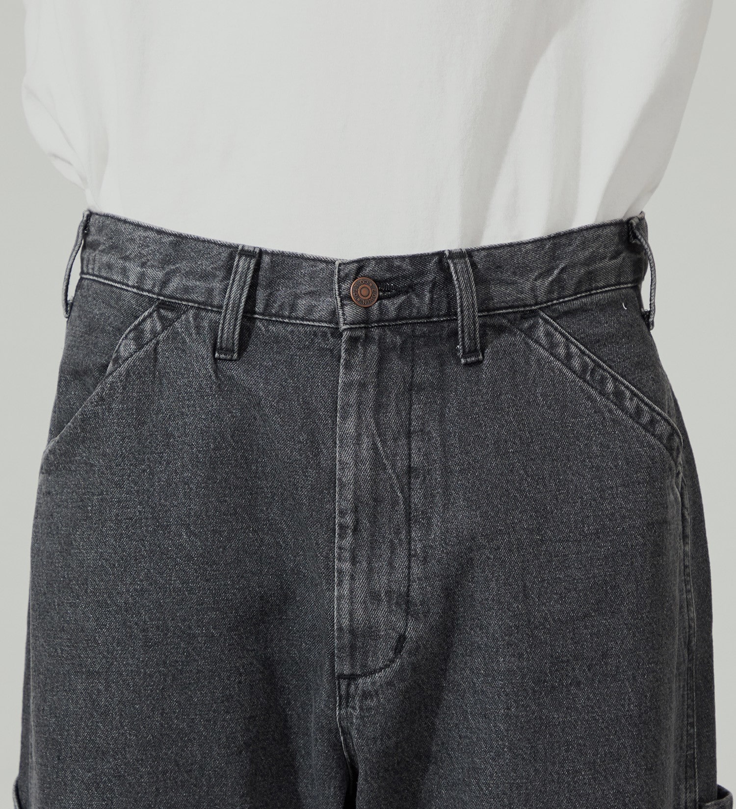 EDWIN(エドウイン)の【SALE】【WEB限定】STEPMARK ルーズペインターパンツ|パンツ/パンツ/メンズ|ブラックデニム2