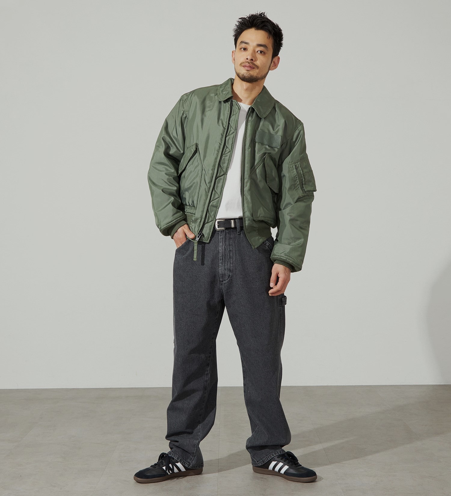 EDWIN(エドウイン)の【SALE】【WEB限定】STEPMARK ルーズペインターパンツ|パンツ/パンツ/メンズ|ブラックデニム2
