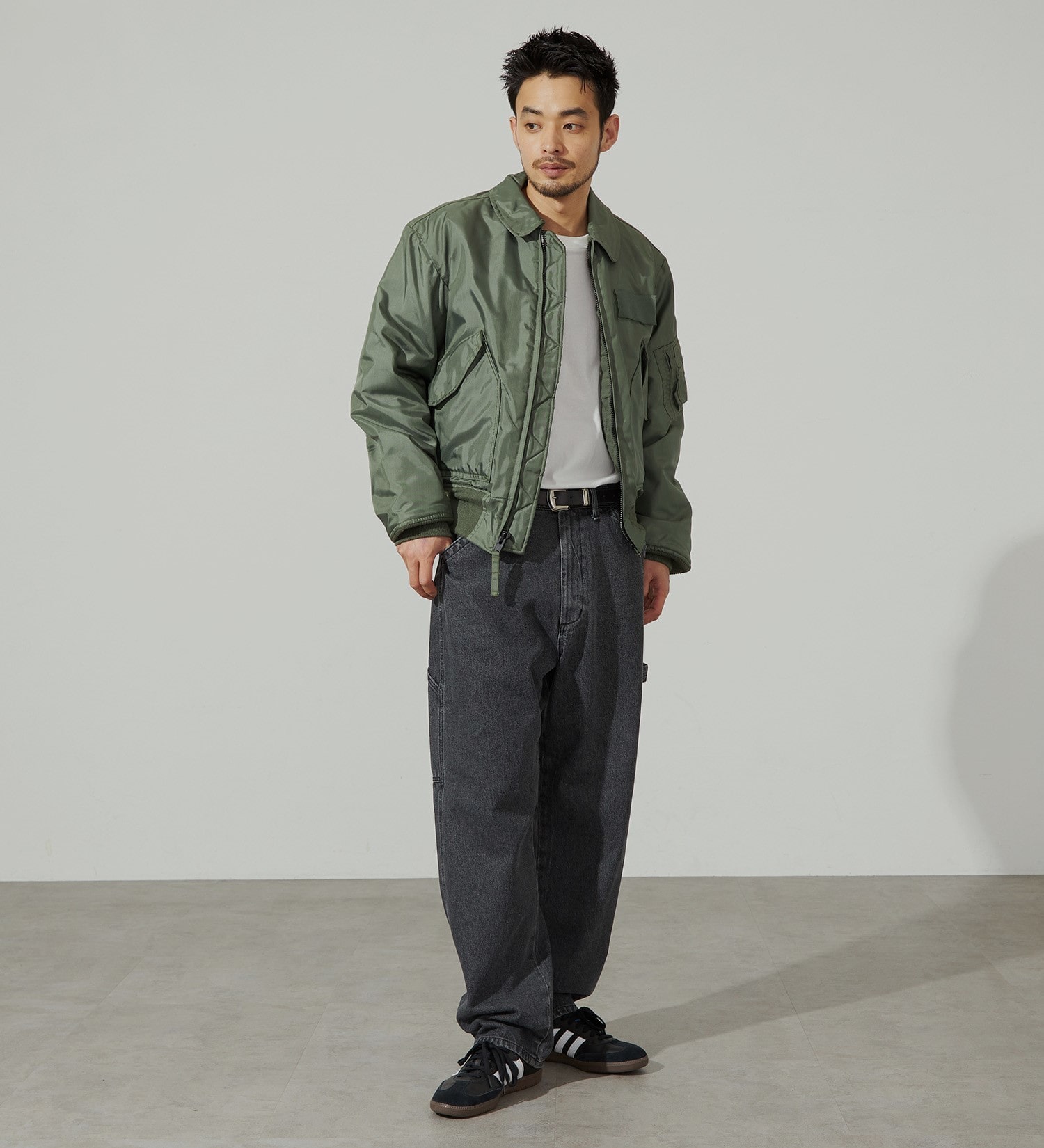EDWIN(エドウイン)の【SALE】【WEB限定】STEPMARK ルーズペインターパンツ|パンツ/パンツ/メンズ|ブラックデニム2