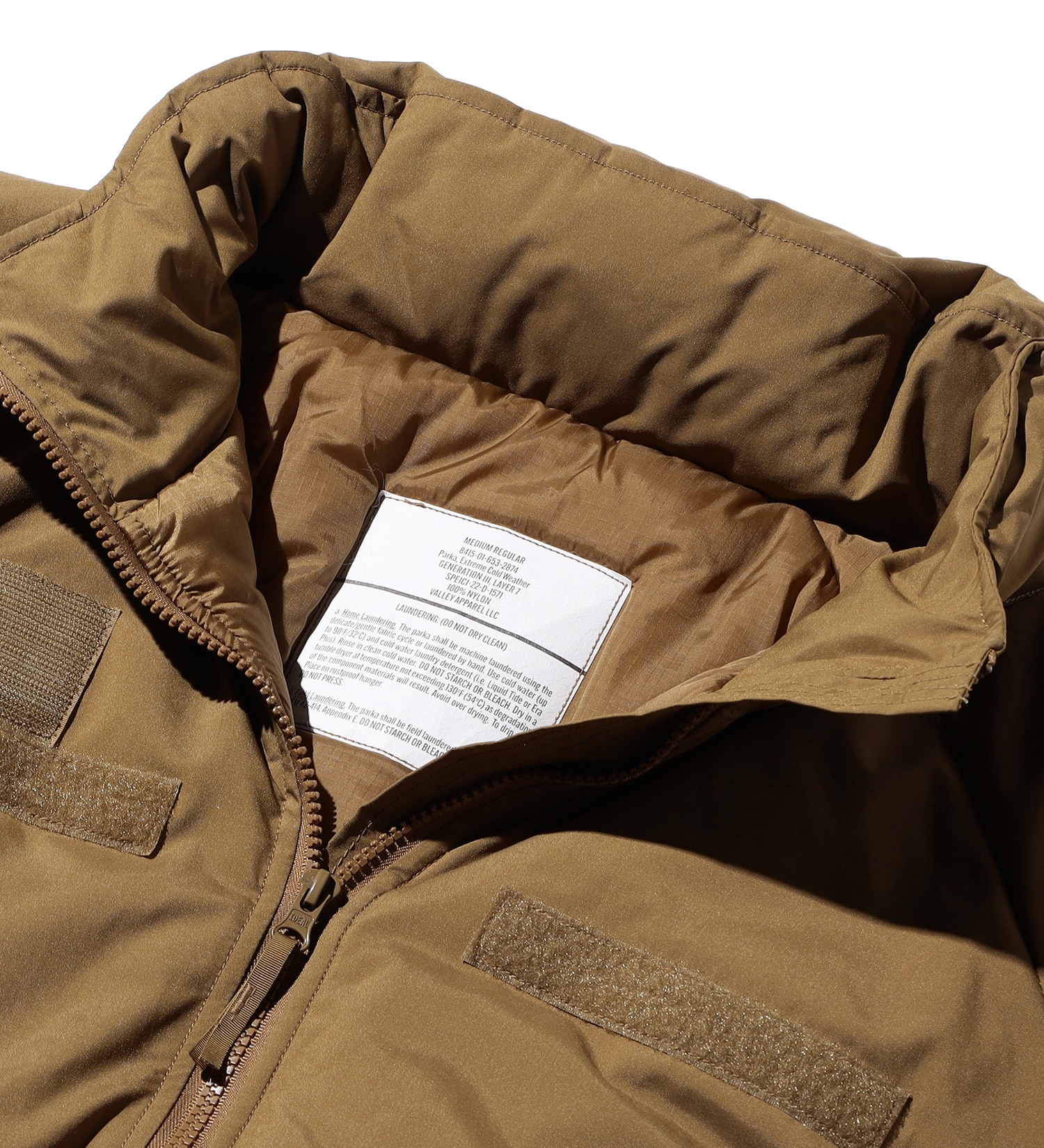 VALLEY APPAREL(バレー アパレル)のVA USA ECWCS GEN3 LEVEL7 JKT COYOTE|ジャケット/アウター/ミリタリージャケット/メンズ|ライトブラウン