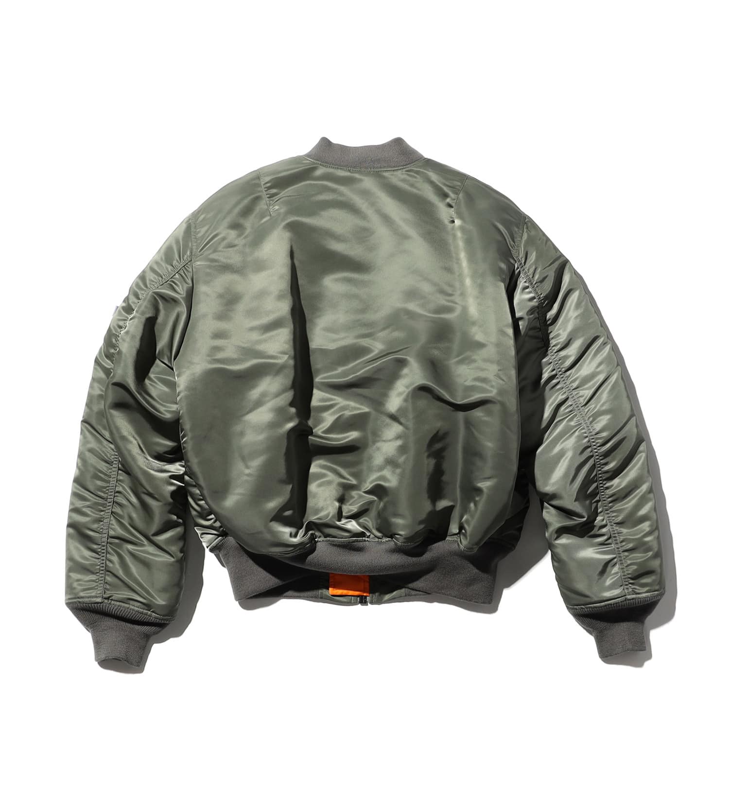 VALLEY APPAREL(バレー アパレル)の【大きいサイズ】MA-1 フライトナイロンジャケット|ジャケット/アウター/ミリタリージャケット/メンズ|グレー
