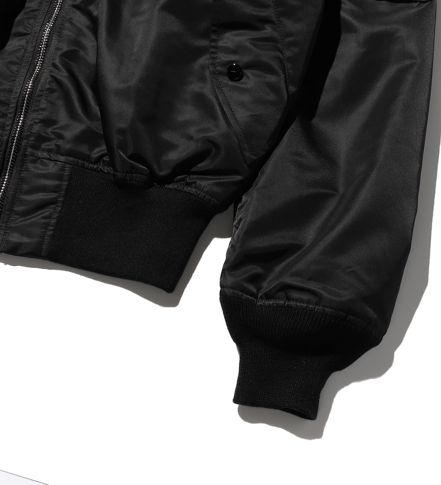 VALLEY APPAREL(バレー アパレル)のL-2B フライトナイロンジャケット|ジャケット/アウター/ミリタリージャケット/メンズ|ブラック