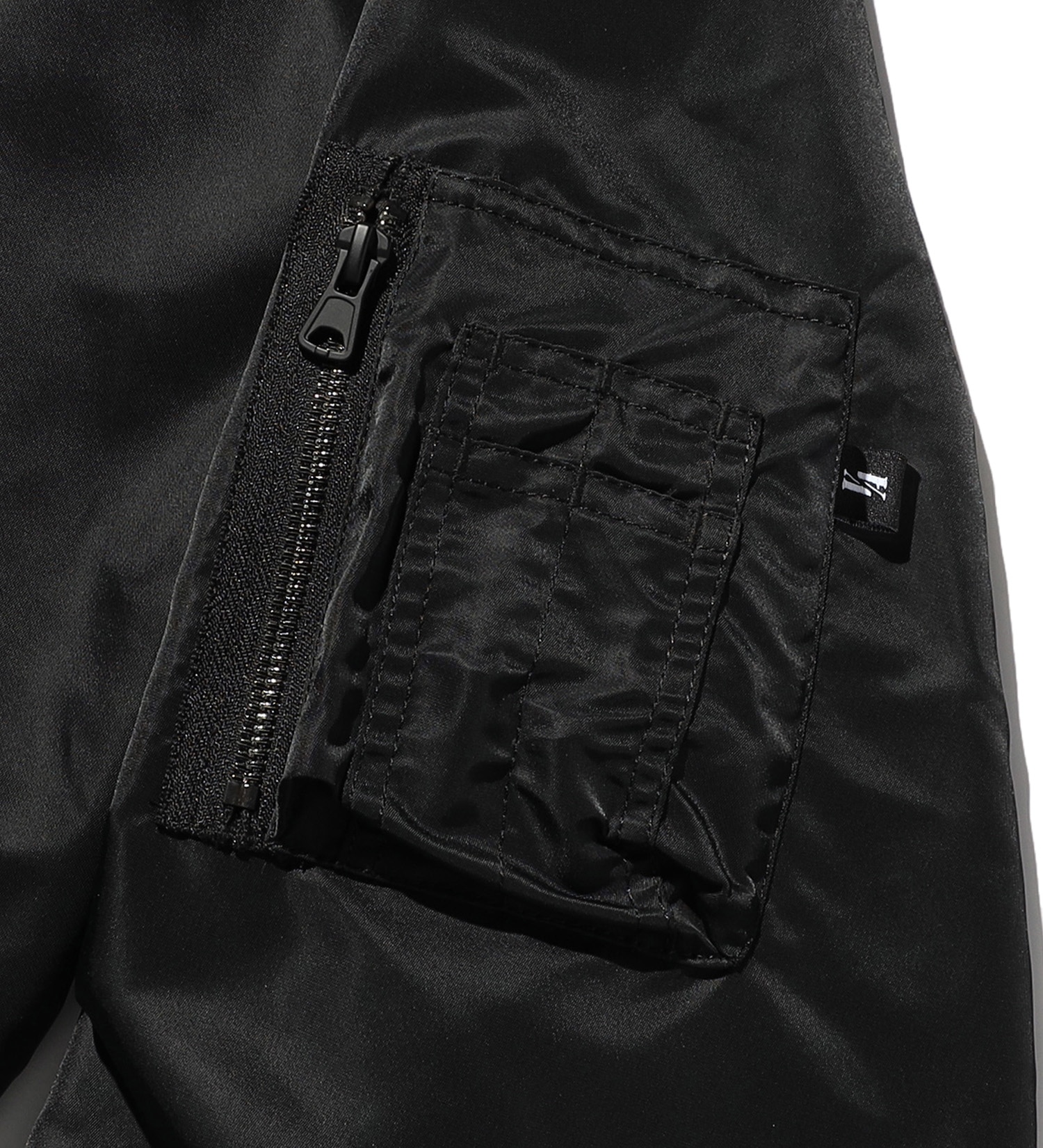 VALLEY APPAREL(バレー アパレル)のL-2B フライトナイロンジャケット|ジャケット/アウター/ミリタリージャケット/メンズ|ブラック