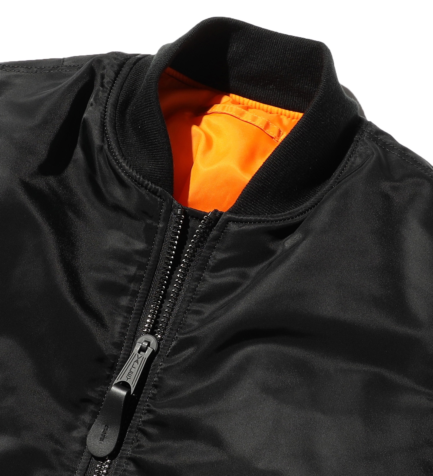 VALLEY APPAREL(バレー アパレル)のMA-1 フライトナイロンジャケット Japanスペック【ユニセックス】|ジャケット/アウター/ミリタリージャケット/メンズ|ブラック