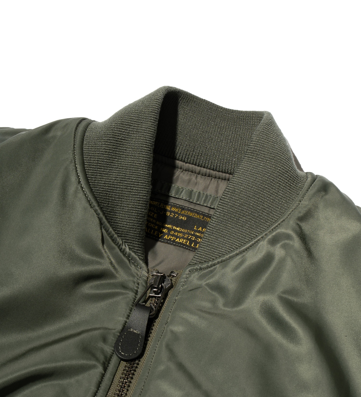 VALLEY APPAREL(バレー アパレル)の【予約P】MA-1 50s フライトジャケット|ジャケット/アウター/ミリタリージャケット/メンズ|セージグリーン