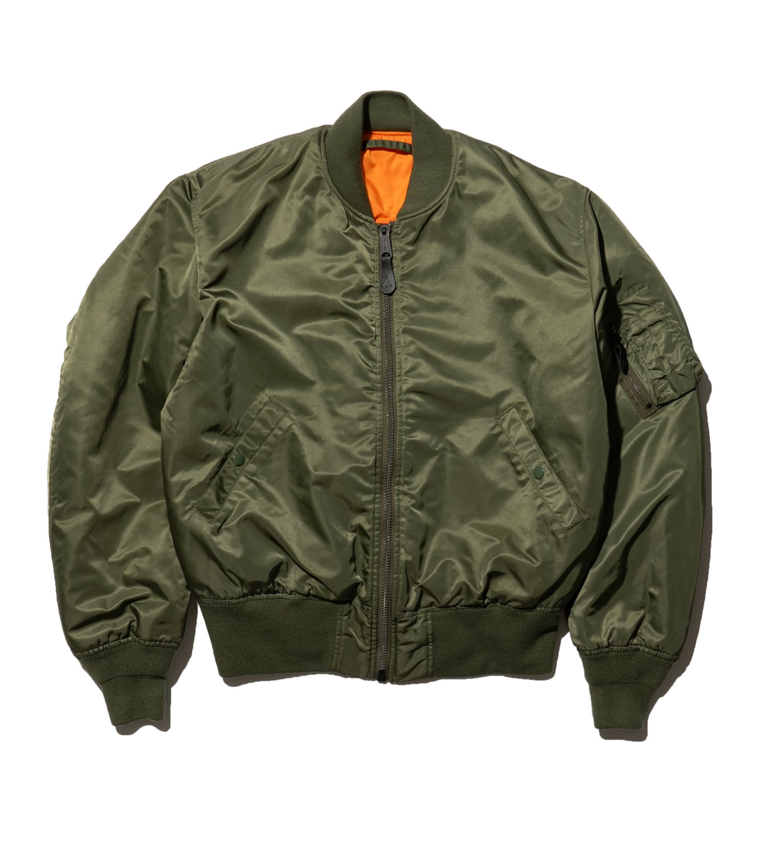 VALLEY APPAREL(バレー アパレル)の【予約P】MA-1 68 フライトジャケット|ジャケット/アウター/ミリタリージャケット/メンズ|オリーブ