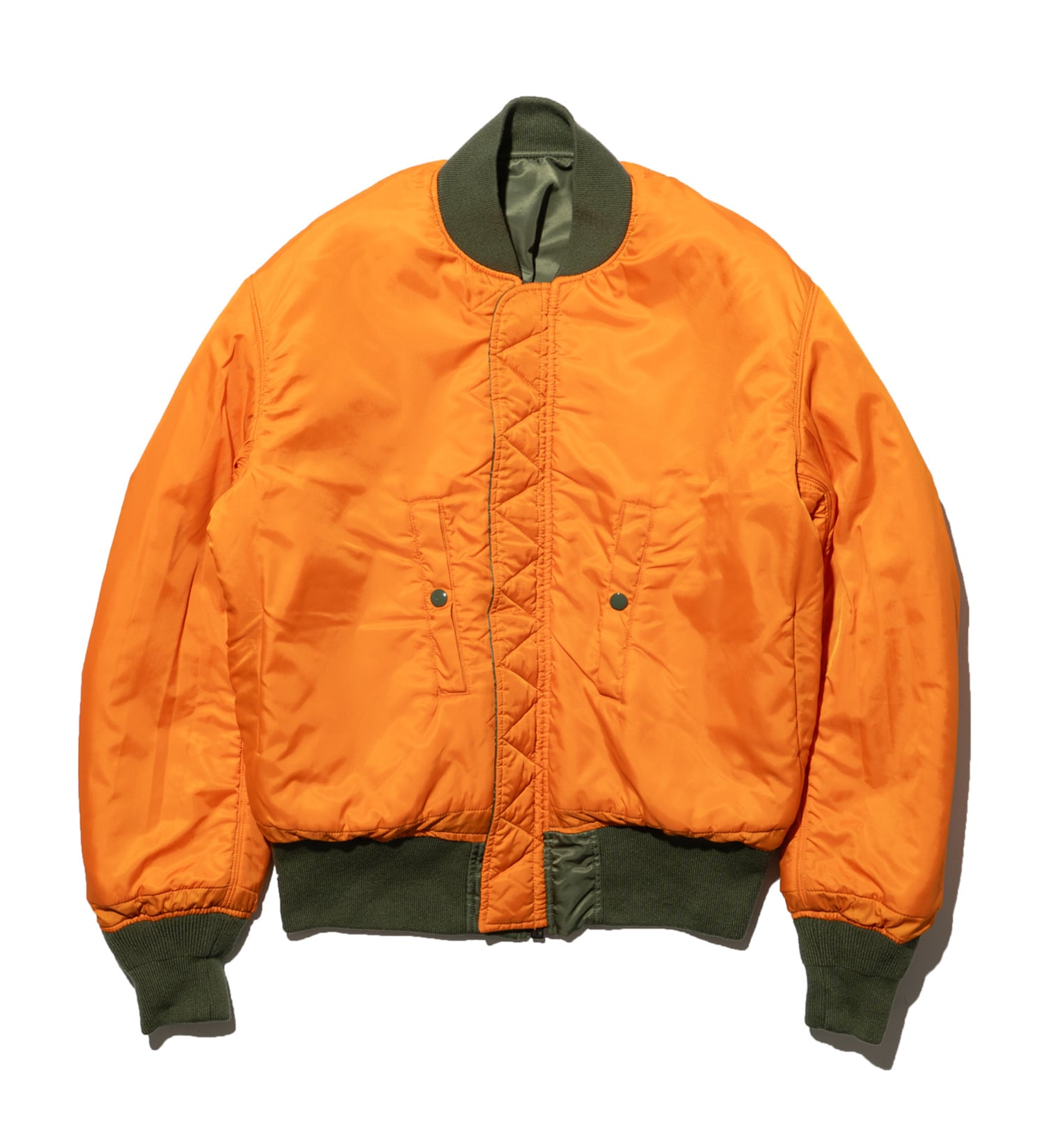 VALLEY APPAREL(バレー アパレル)の【予約P】MA-1 68 フライトジャケット|ジャケット/アウター/ミリタリージャケット/メンズ|オリーブ