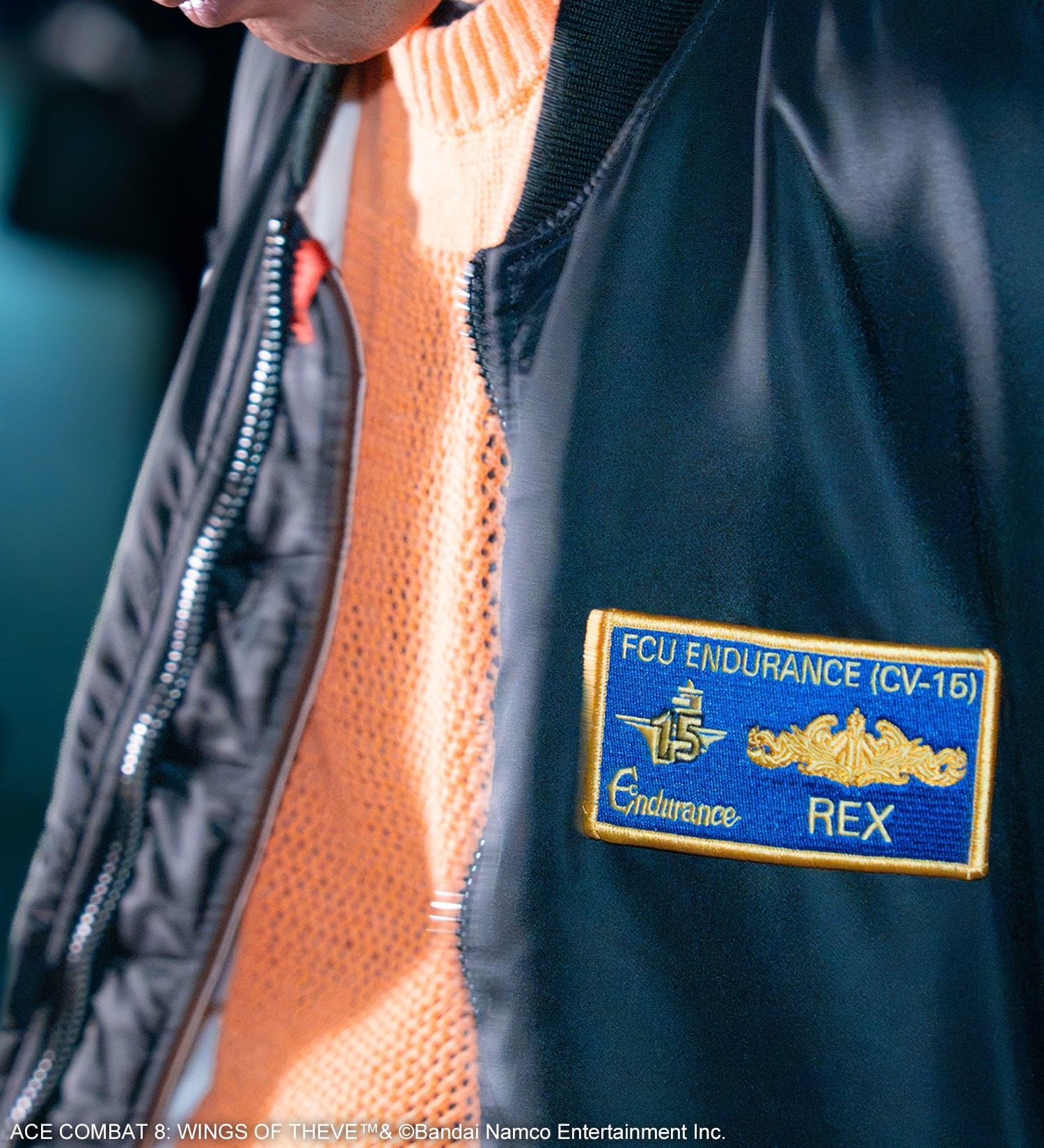 VALLEY APPAREL(バレー アパレル)の【予約】【VALLEY APPAREL x ACECOMBAT】MA-1|ジャケット/アウター/ミリタリージャケット/メンズ|ブラック