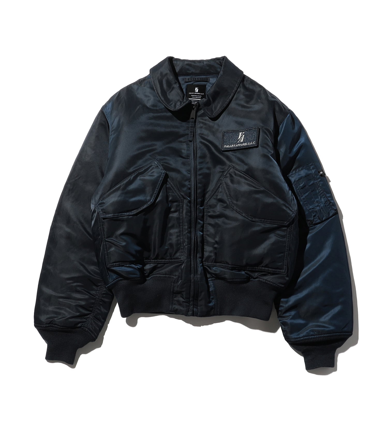 VALLEY APPAREL(バレー アパレル)の【大きいサイズ】CWU-45/P フライトナイロンジャケット|ジャケット/アウター/ミリタリージャケット/メンズ|ネイビー