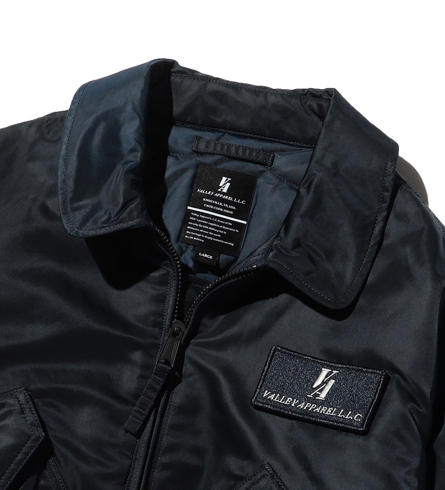 VALLEY APPAREL(バレー アパレル)の【大きいサイズ】CWU-45/P フライトナイロンジャケット|ジャケット/アウター/ミリタリージャケット/メンズ|ネイビー