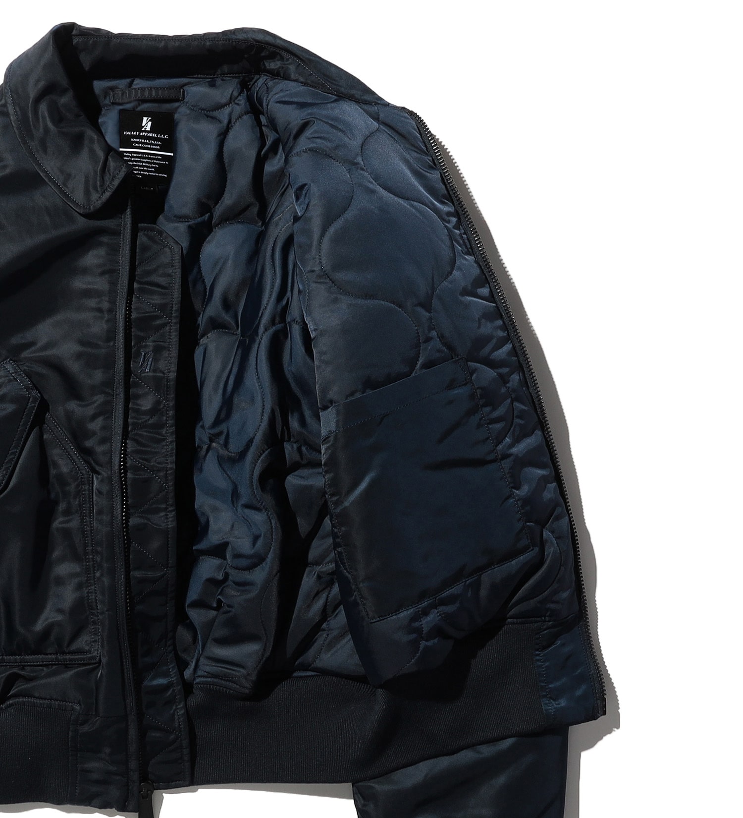 VALLEY APPAREL(バレー アパレル)の【大きいサイズ】CWU-45/P フライトナイロンジャケット|ジャケット/アウター/ミリタリージャケット/メンズ|ネイビー