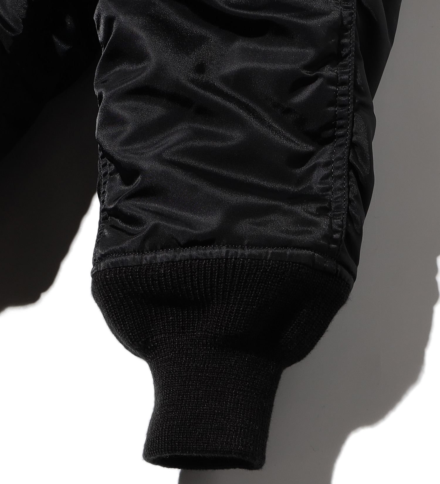 VALLEY APPAREL(バレー アパレル)のN-2B フライトナイロンジャケット|ジャケット/アウター/ミリタリージャケット/メンズ|ブラック