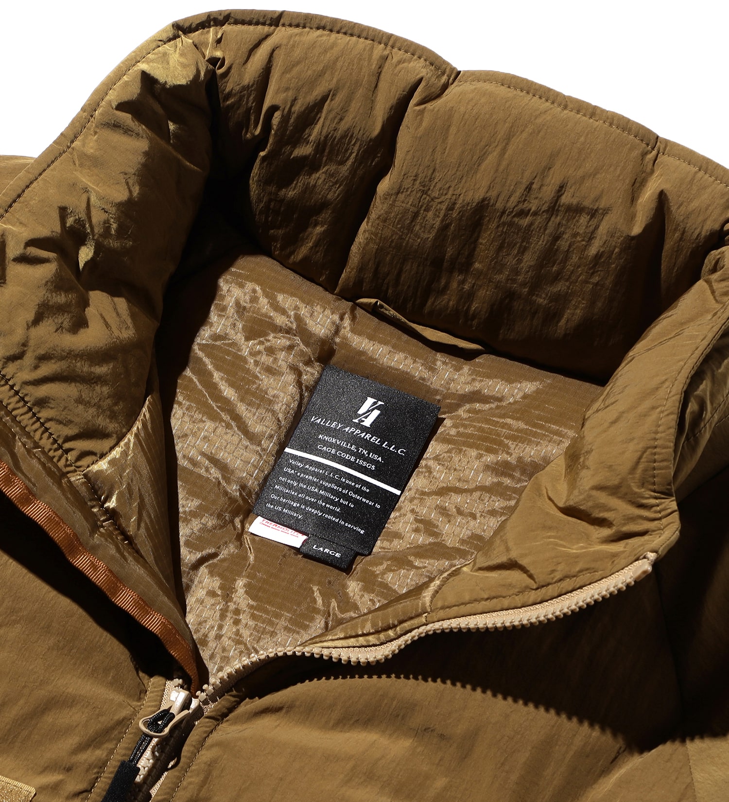 VALLEY APPAREL(バレー アパレル)の【試着対象】LEVEL7 TYPE PARKA|ジャケット/アウター/ミリタリージャケット/メンズ|ライトブラウン