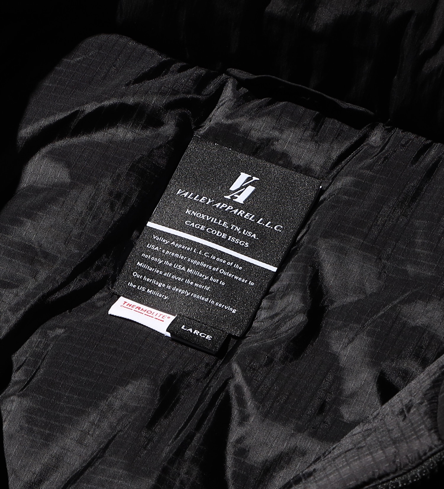 VALLEY APPAREL(バレー アパレル)の【試着対象】MONSTER PARKA /モンスターパーカー LEVEL 7|ジャケット/アウター/ミリタリージャケット/メンズ|ブラック