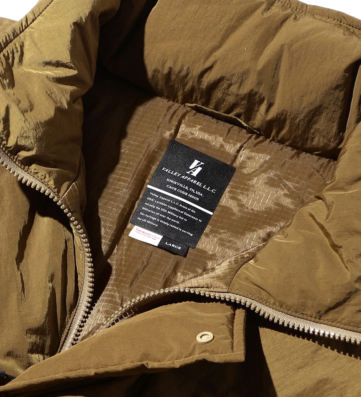 VALLEY APPAREL(バレー アパレル)の【試着対象】MONSTER PARKA /モンスターパーカー LEVEL 7|ジャケット/アウター/ミリタリージャケット/メンズ|ライトブラウン