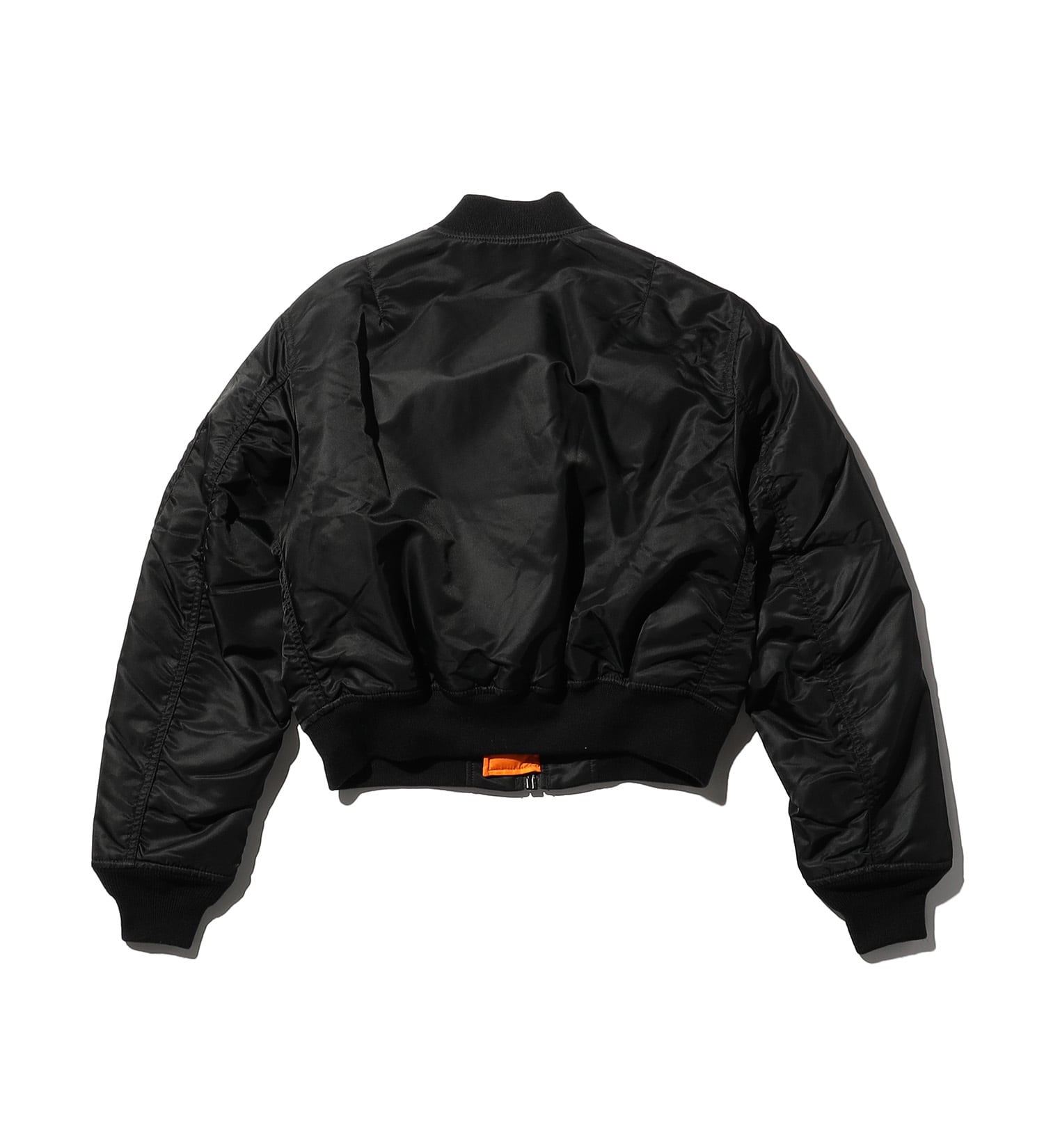VALLEY APPAREL(バレー アパレル)のレディース MA-1 ショートナイロンジャケット|ジャケット/アウター/ミリタリージャケット/レディース|ブラック