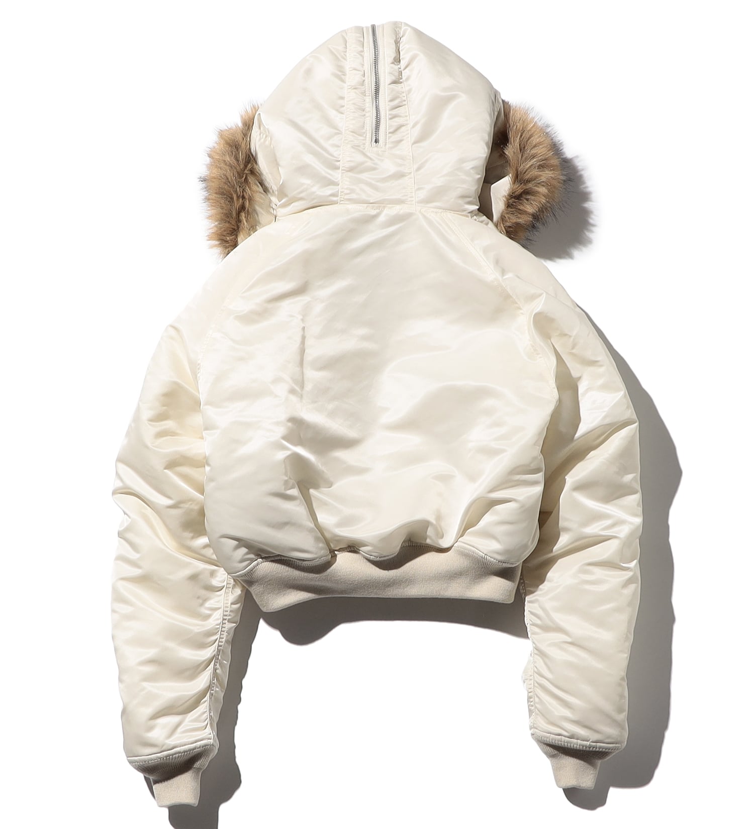 VALLEY APPAREL(バレー アパレル)のレディース N-2B ショートナイロンジャケット|ジャケット/アウター/ミリタリージャケット/レディース|アイボリー