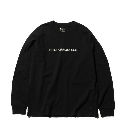 バーティカルロゴプリントTシャツ 長袖
