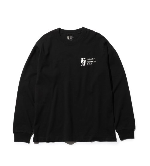スクアドロンパッチプリントTシャツ 長袖