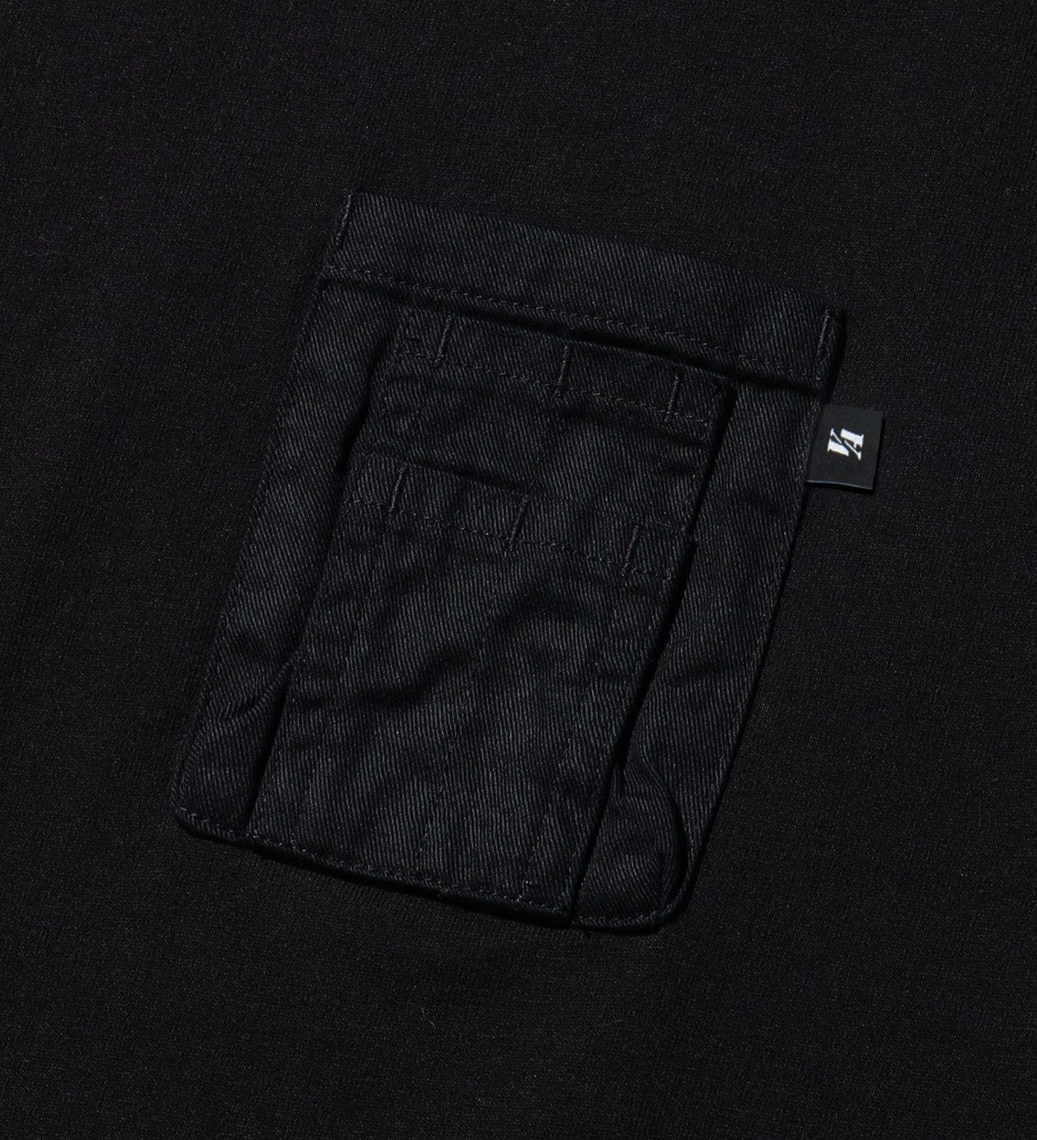 VALLEY APPAREL(バレー アパレル)のユーティリティポケットTシャツ 長袖|トップス/Tシャツ/カットソー/メンズ|ブラック