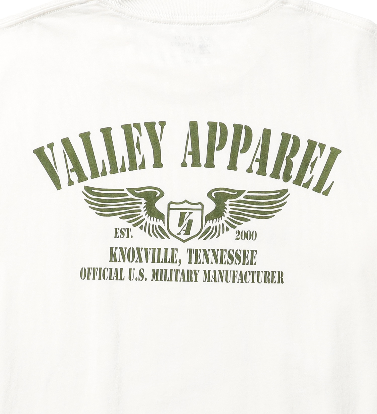 VALLEY APPAREL(バレー アパレル)のウィングマークプリントTシャツ 長袖|トップス/Tシャツ/カットソー/メンズ|ホワイト