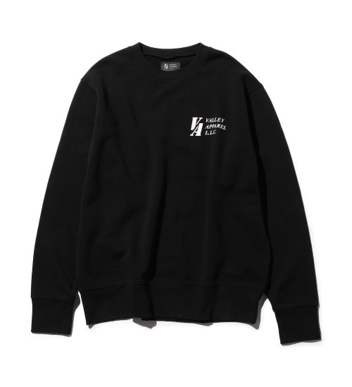 スタジャンワッペン風クルーネックスウェット