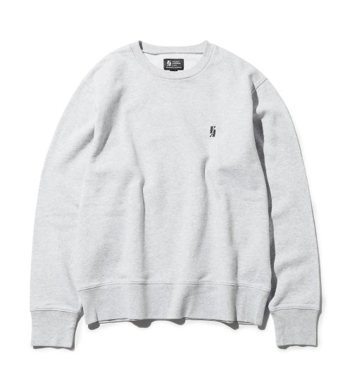 VALLEY APPAREL(バレー アパレル)のベーシックエンブレムクルーネックスウェット|トップス/スウェット/メンズ|ヘザ－グレー