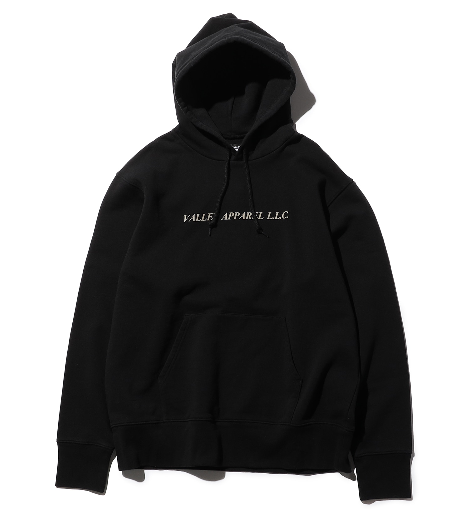 VALLEY APPAREL(バレー アパレル)のバーティカルロゴパーカー|トップス/パーカー/メンズ|ブラック