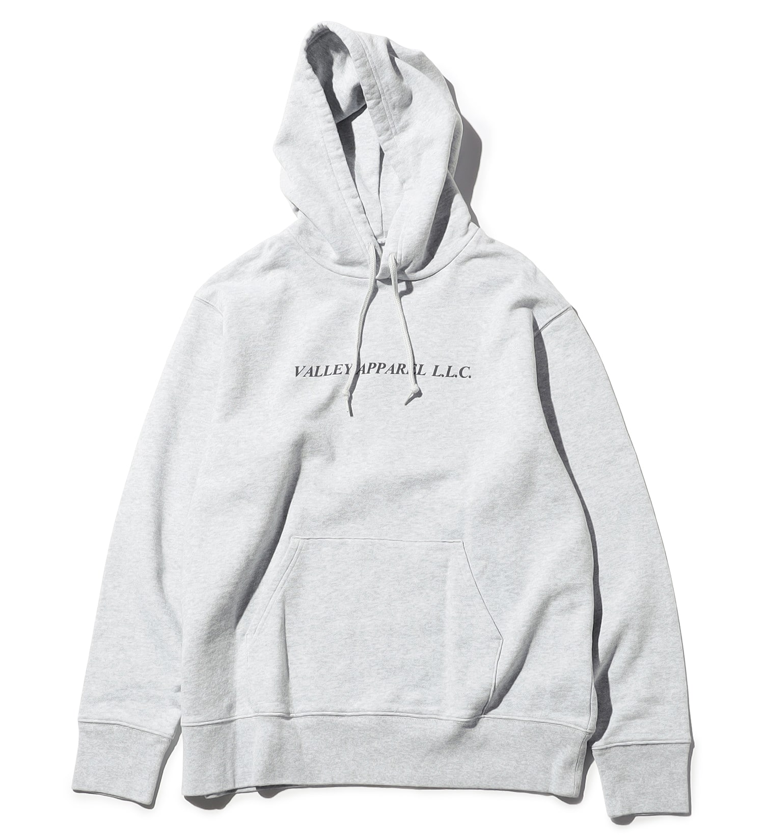 VALLEY APPAREL(バレー アパレル)のバーティカルロゴパーカー|トップス/パーカー/メンズ|ヘザ-グレー