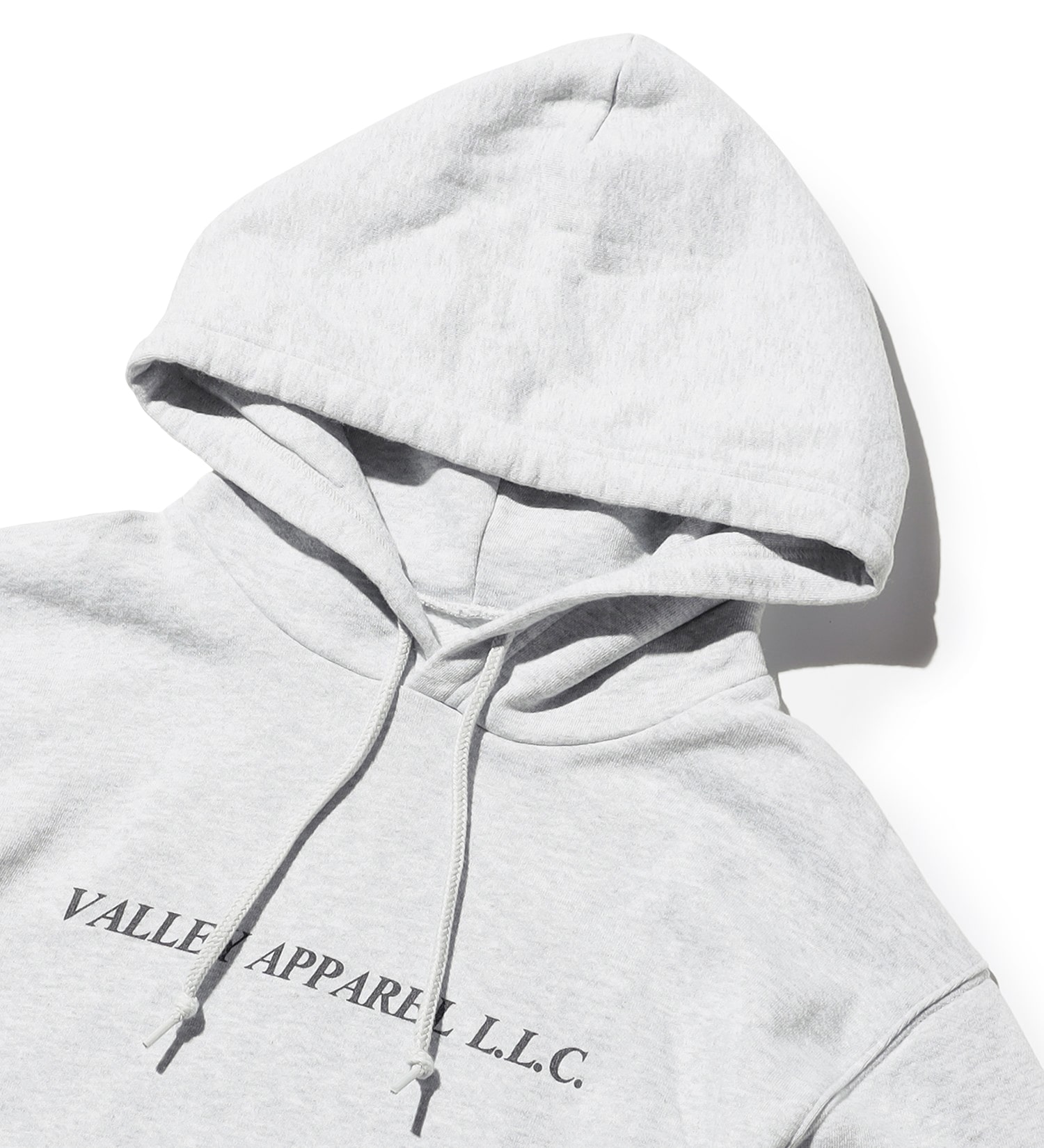 VALLEY APPAREL(バレー アパレル)のバーティカルロゴパーカー|トップス/パーカー/メンズ|ヘザ-グレー