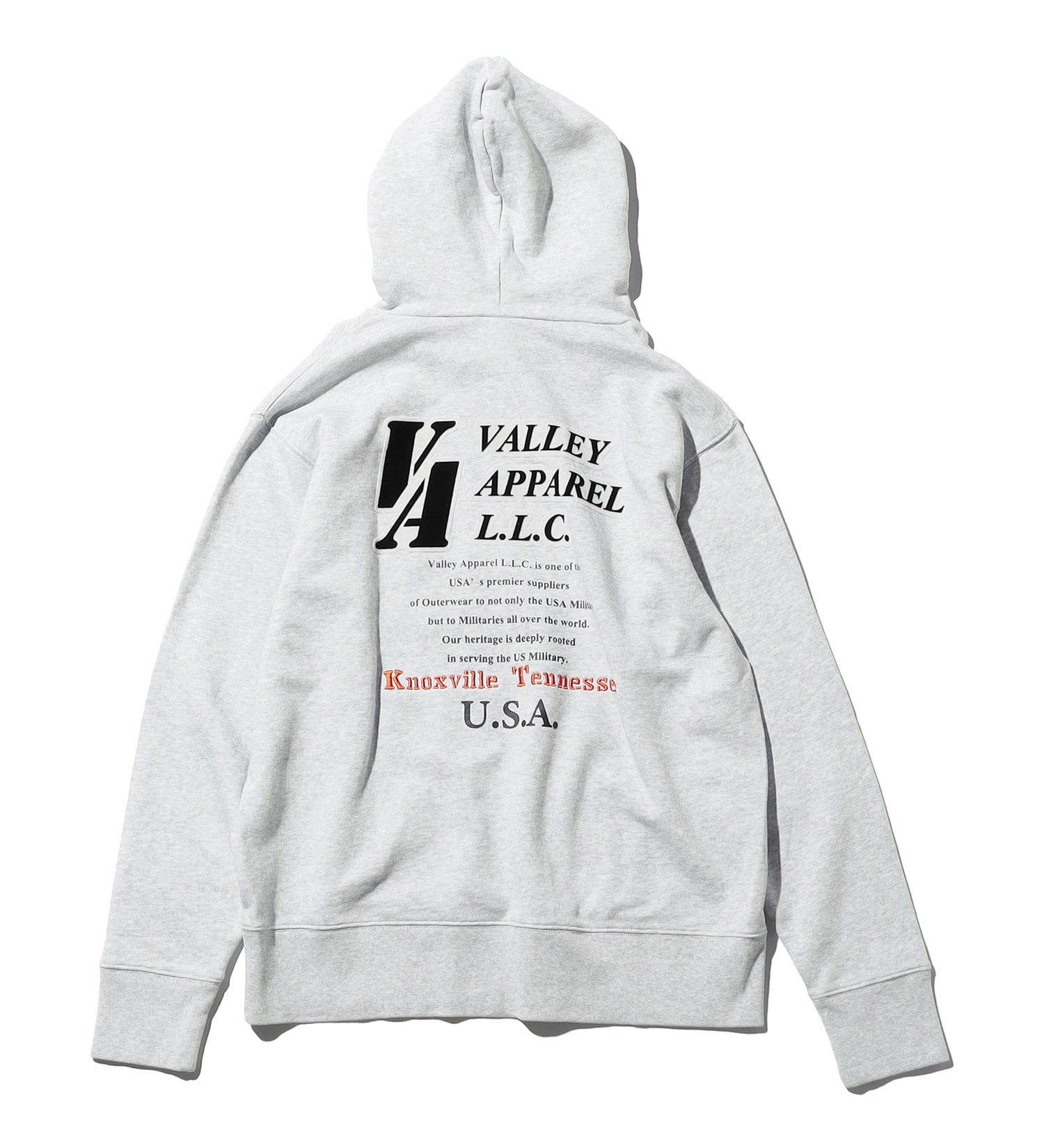 VALLEY APPAREL(バレー アパレル)のアイコンフロッキーパーカー|トップス/パーカー/メンズ|ヘザ－グレー