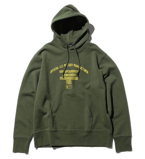 VALLEY APPAREL(バレー アパレル)のCAGE CODEパーカー|トップス/パーカー/メンズ|グリーン